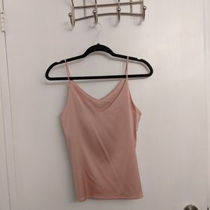 Double-sided v-neck silky camisole